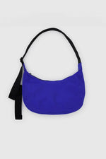 Medium Nylon Crescent Bag Lapis