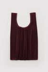 Pleated Baggu Mahogony