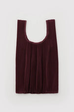 Pleated Baggu Mahogony
