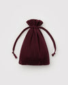 Pleated Baggu Mahogony