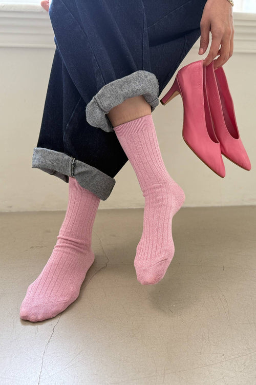 Her Socks Sparkling Rose