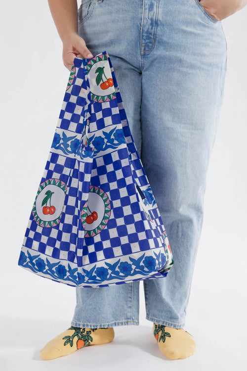 Standard Baggu Bag Cherry Tile