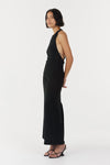 Chrome Vision Open Back Dress Black