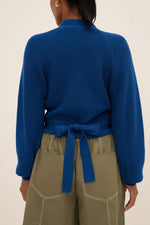 Composure Cardigan Primary Blue