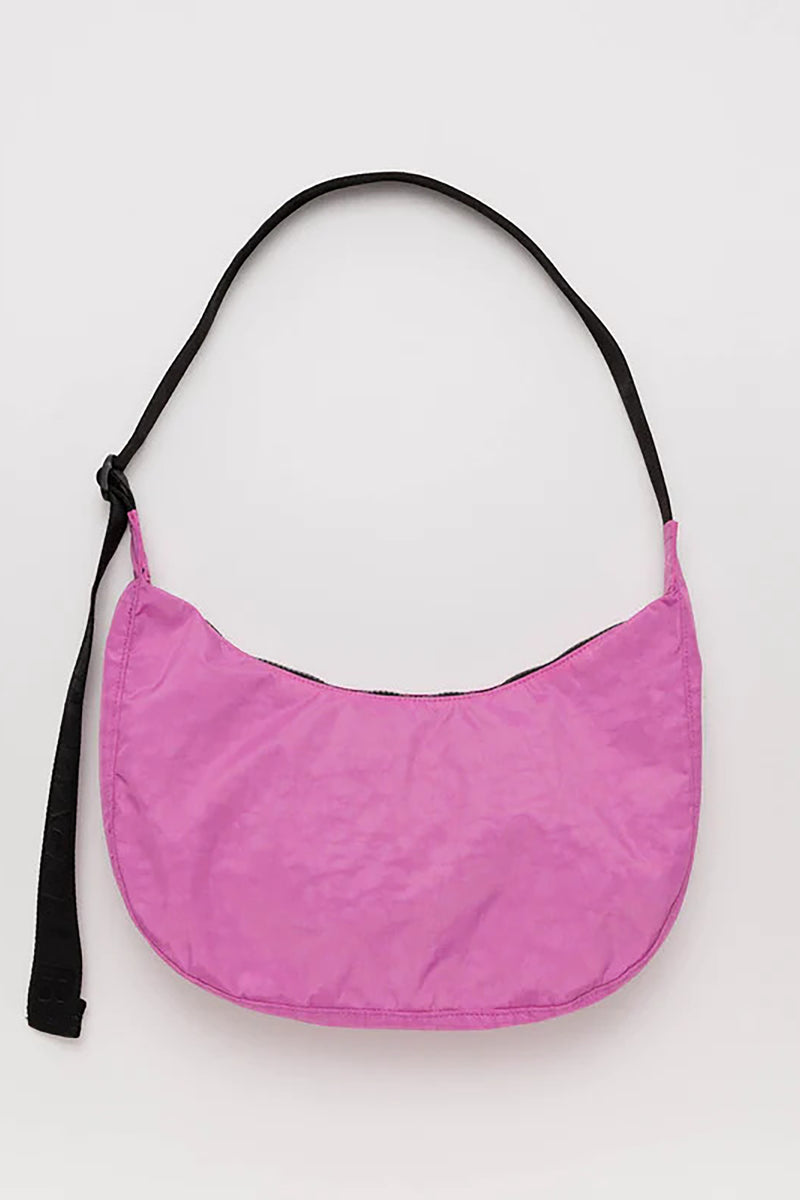 Medium Nylon Crescent Bag Extra Pink