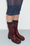 Malene Ankle Boots Burgundy
