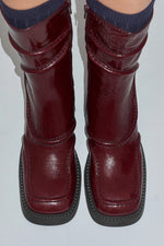 Malene Ankle Boots Burgundy