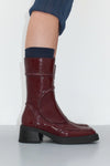 Malene Ankle Boots Burgundy