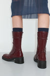 Malene Ankle Boots Burgundy