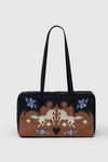 Medium Nylon Bowler Bag Western Appliqué