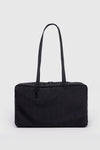 Medium Nylon Bowler Bag Black