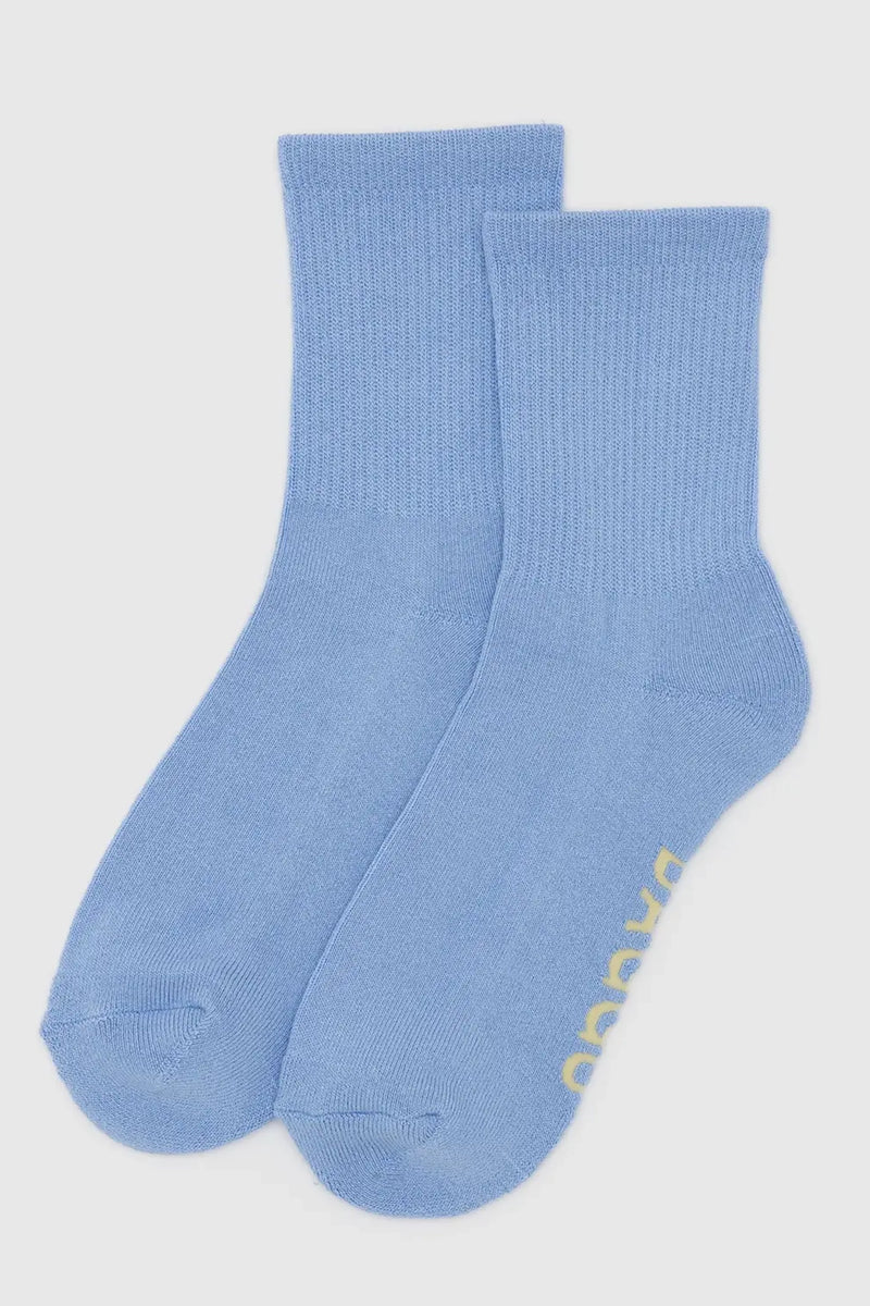 Ribbed Sock French Blue