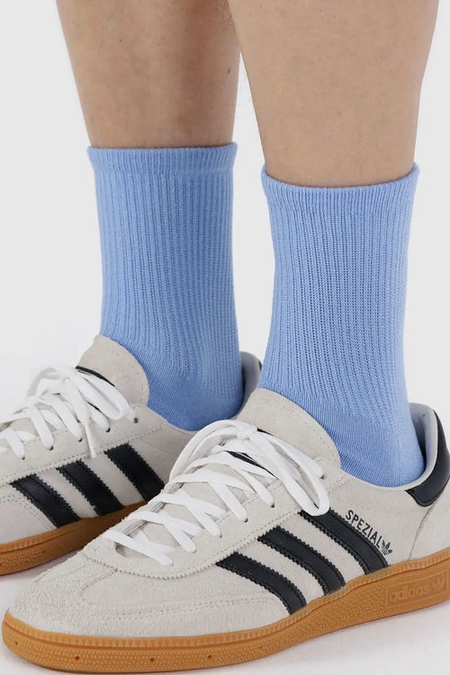 Ribbed Sock French Blue