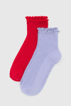 Lettuce Edge Sock Set of 2
