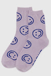 Crew Sock Dusty Pink Happy