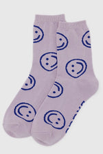 Crew Sock Dusty Pink Happy