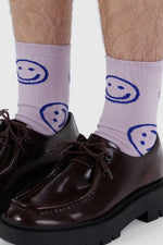 Crew Sock Dusty Pink Happy
