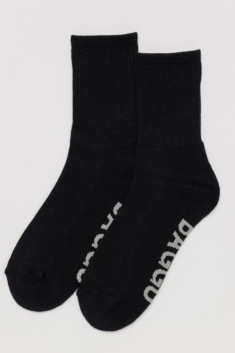 Ribbed Sock Black