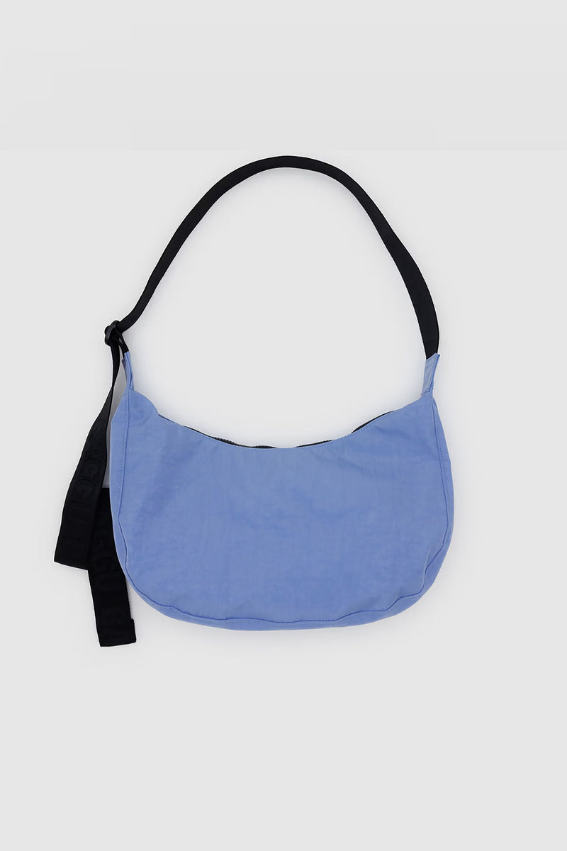 Medium Nylon Crescent Bag Cornflower