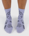 Crew Sock Shells Light Blue