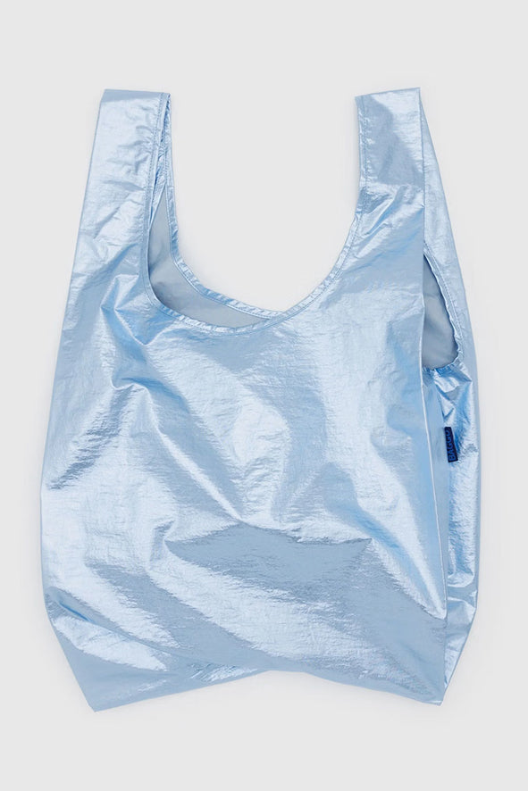 Standard Baggu Bag Metallic Light Blue