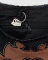 Medium Nylon Crescent Bag Western Appliqué