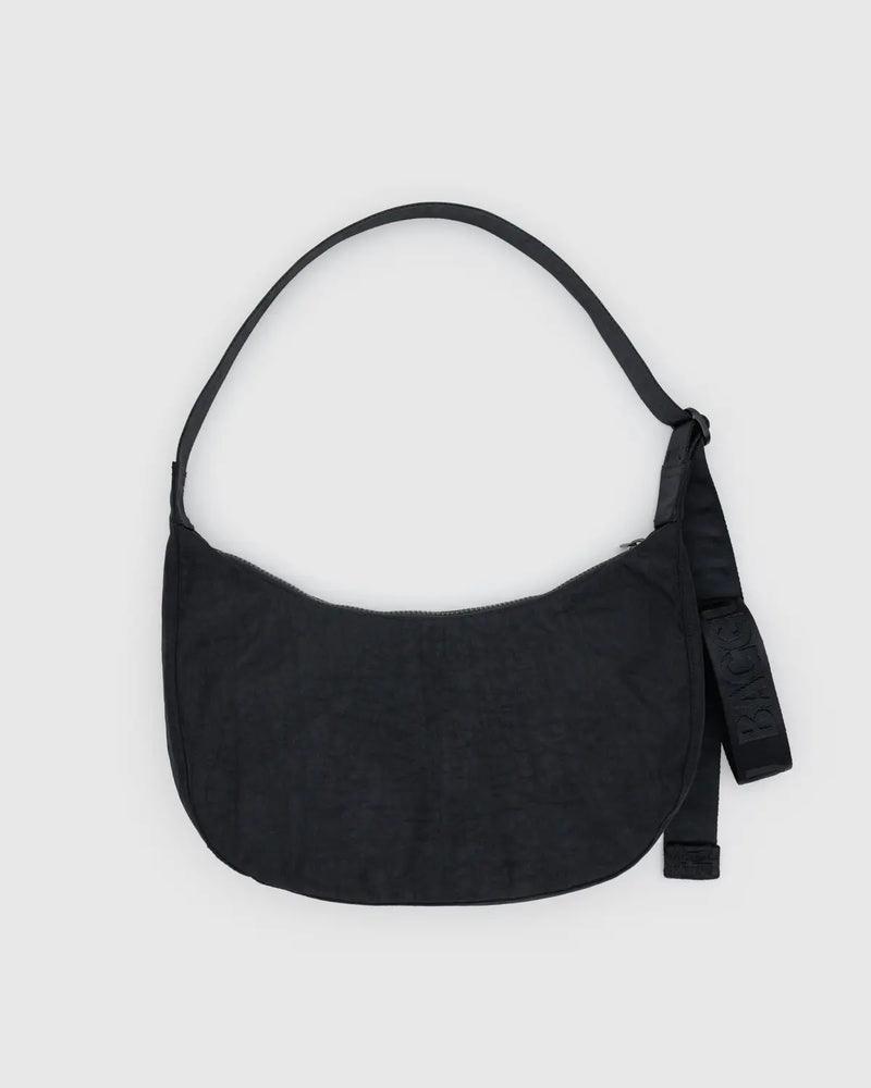 Medium Nylon Crescent Bag Western Appliqué