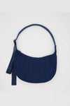 Medium Nylon Crescent Bag Navy