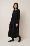 Long Sleeve Gather Dress