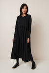 Long Sleeve Gather Dress