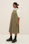 Mirror Apron Dress Vetiver