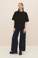 Oversized Boxy Tee Black