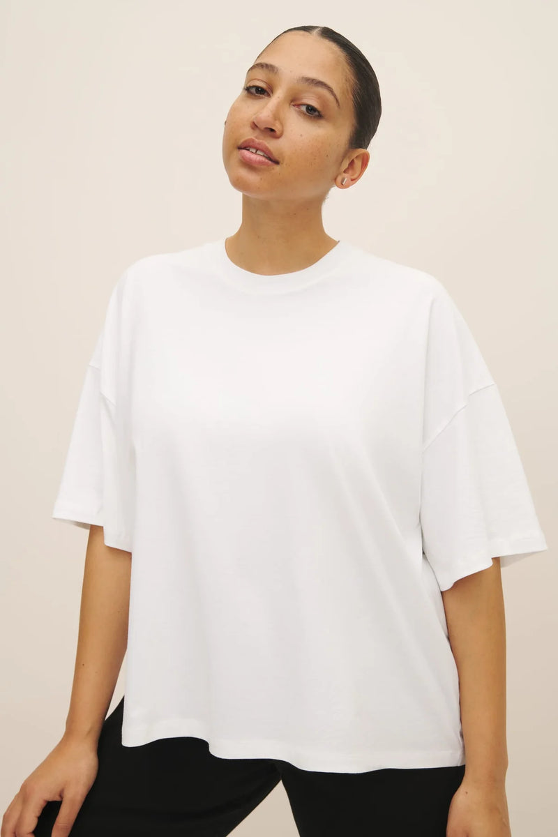 Oversized Boxy Tee White