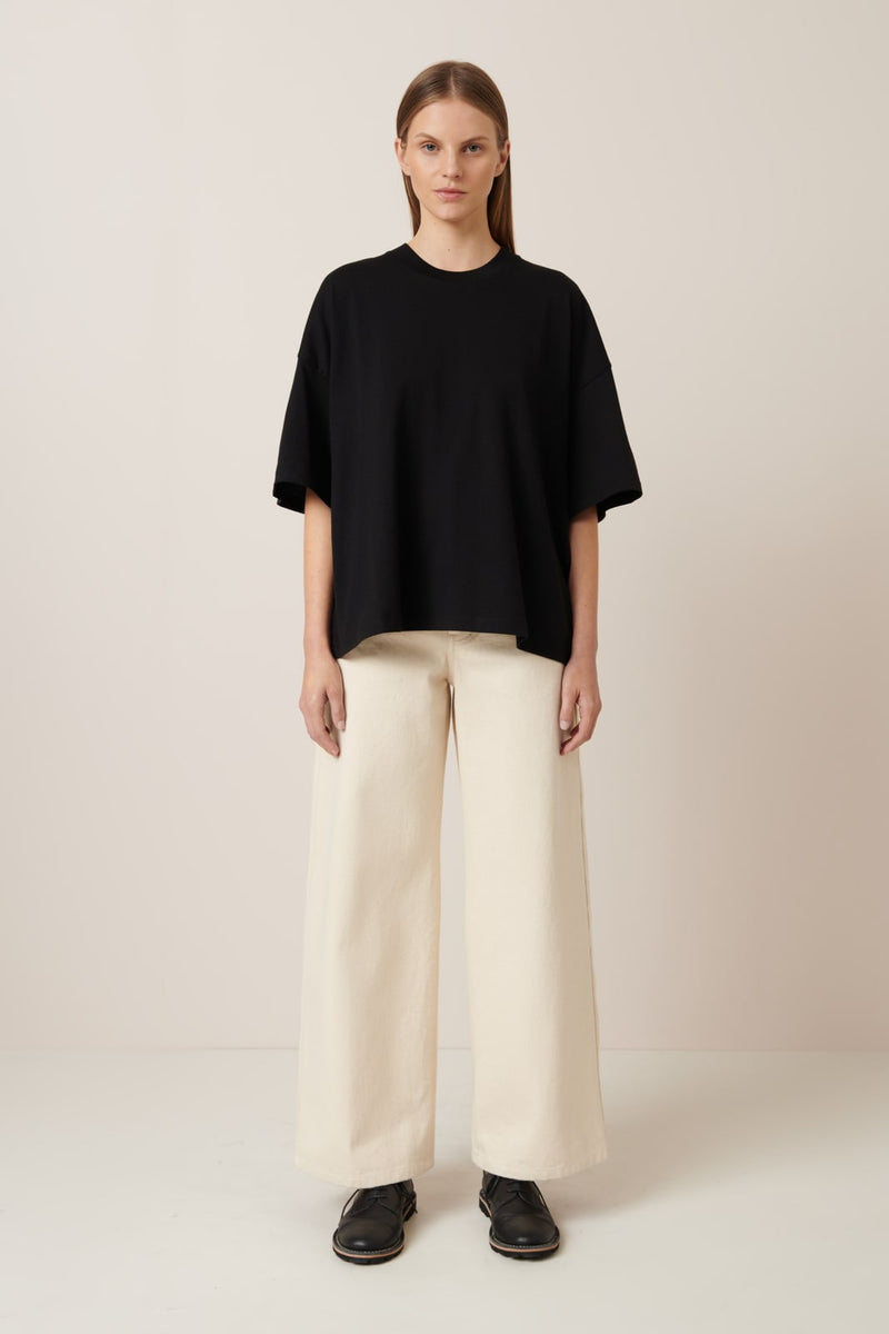 Oversized Boxy Tee Black