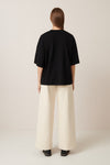 Oversized Boxy Tee Black