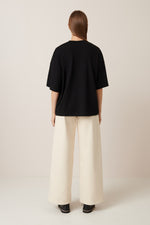 Oversized Boxy Tee Black