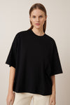Oversized Boxy Tee Black