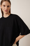 Oversized Boxy Tee Black