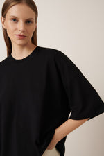 Oversized Boxy Tee Black