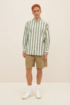 Petra Shirt Forest Stripe