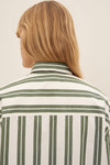 Petra Shirt Forest Stripe