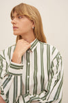 Petra Shirt Forest Stripe