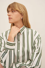 Petra Shirt Forest Stripe