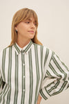 Petra Shirt Forest Stripe