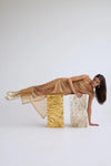 Reflection Sequin Maxi Dress Honey