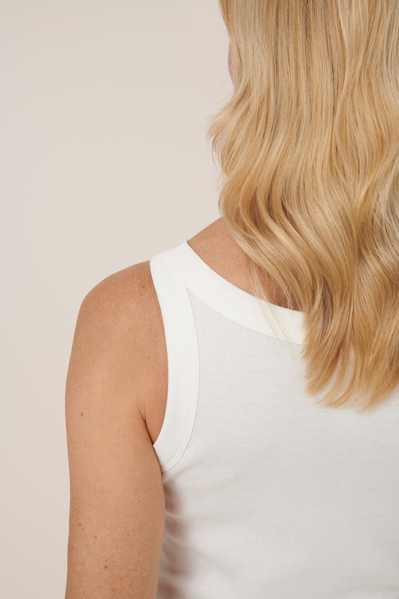 Ridge Singlet White