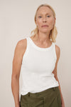 Ridge Singlet White