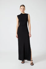 Rolling Stone Maxi Dress Black