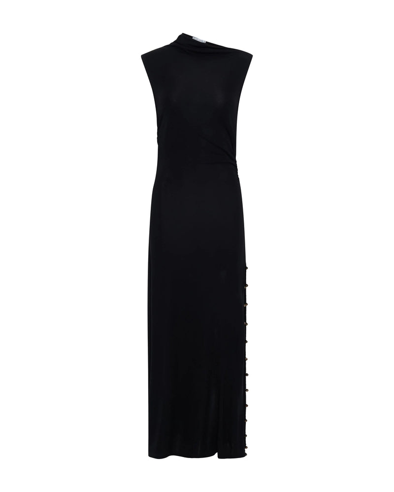 Rolling Stone Maxi Dress Black