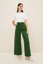 Sailor Jeans Green Denim